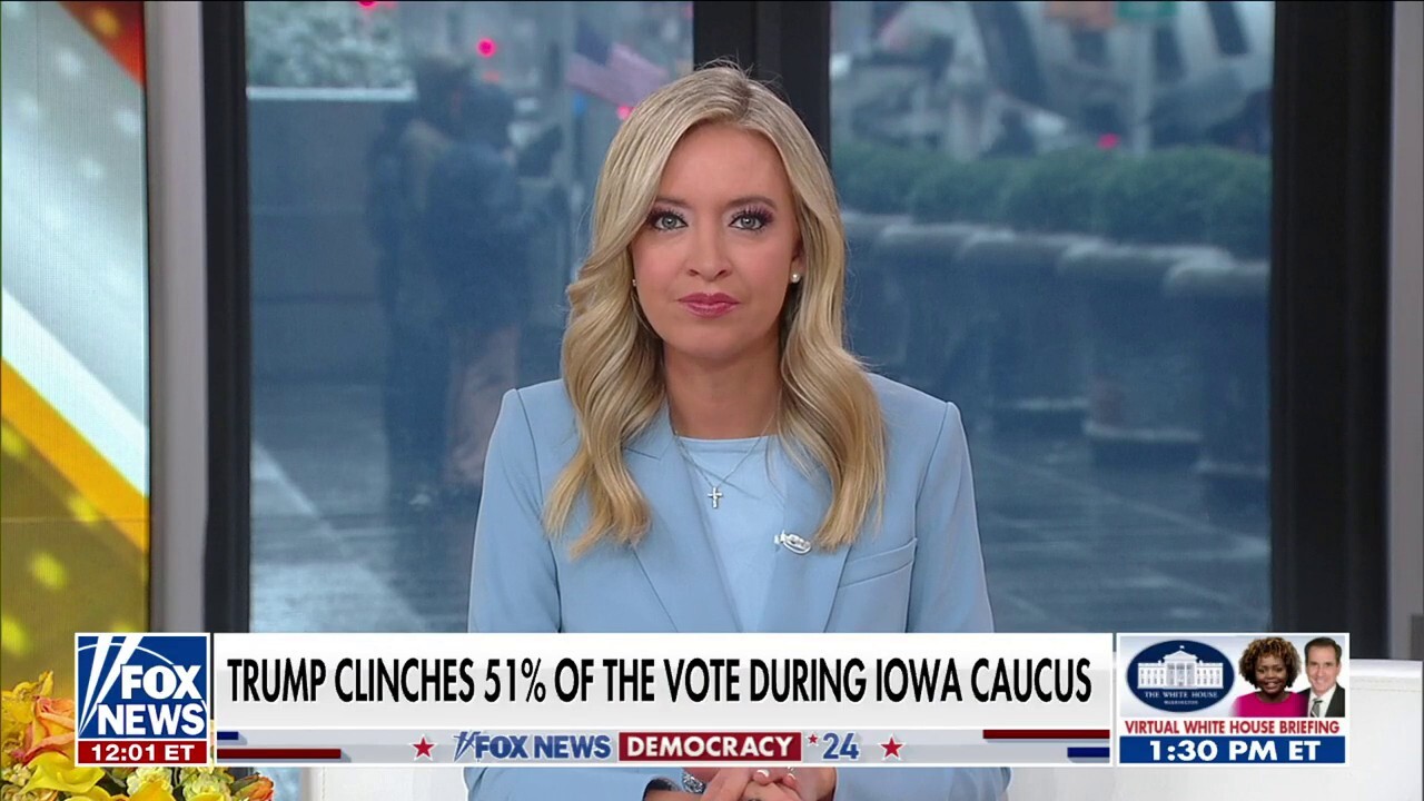 Kayleigh McEnany: Trump 'crushed' history with a 30-point margin in Iowa