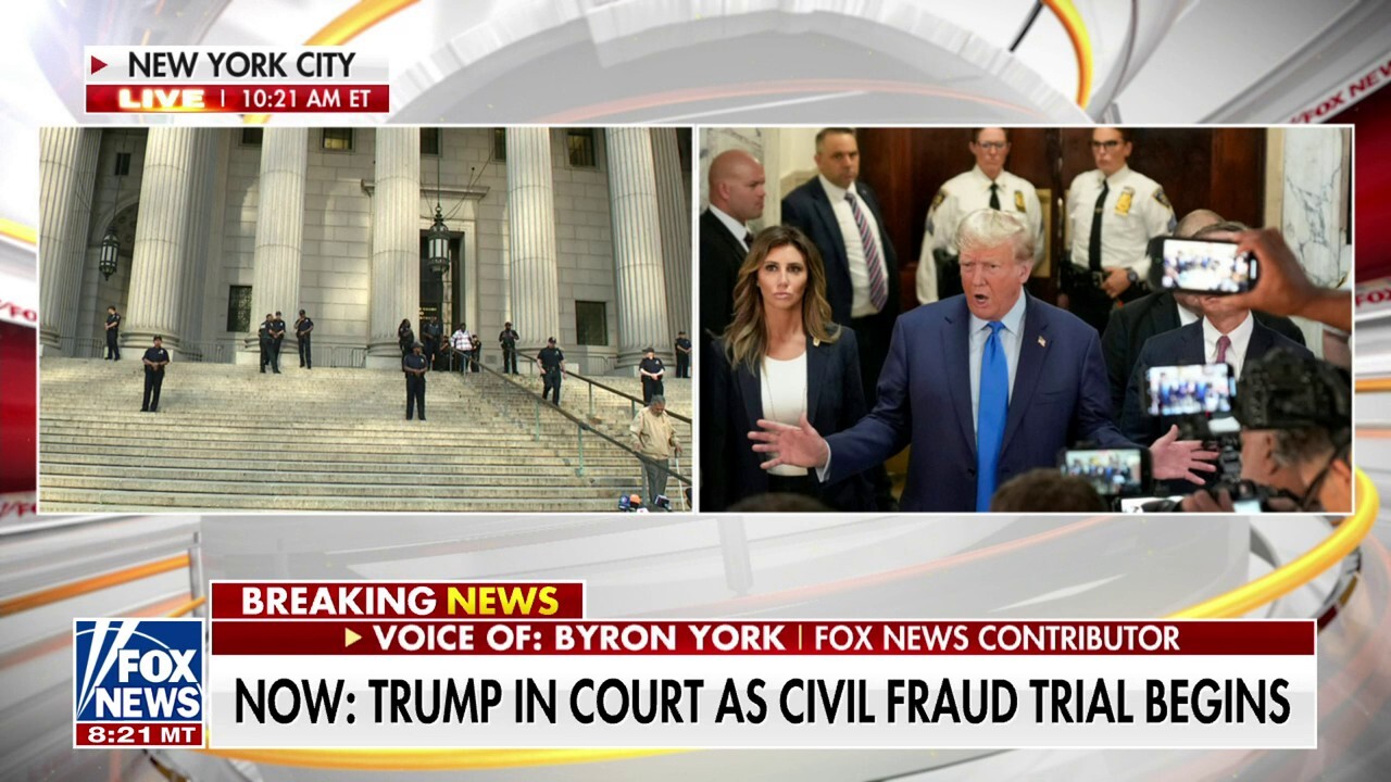 Cameras record Trump in NYC courtroom in extraordinary moment Fox