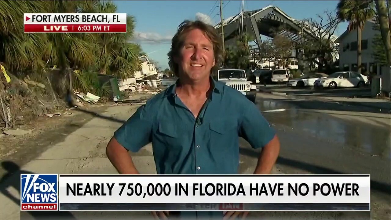 Fox News correspondent Phil Keating has the latest from Fort Myers Beach, Florida on the damage and clean-up underway after Hurricane Ian hit the state. 