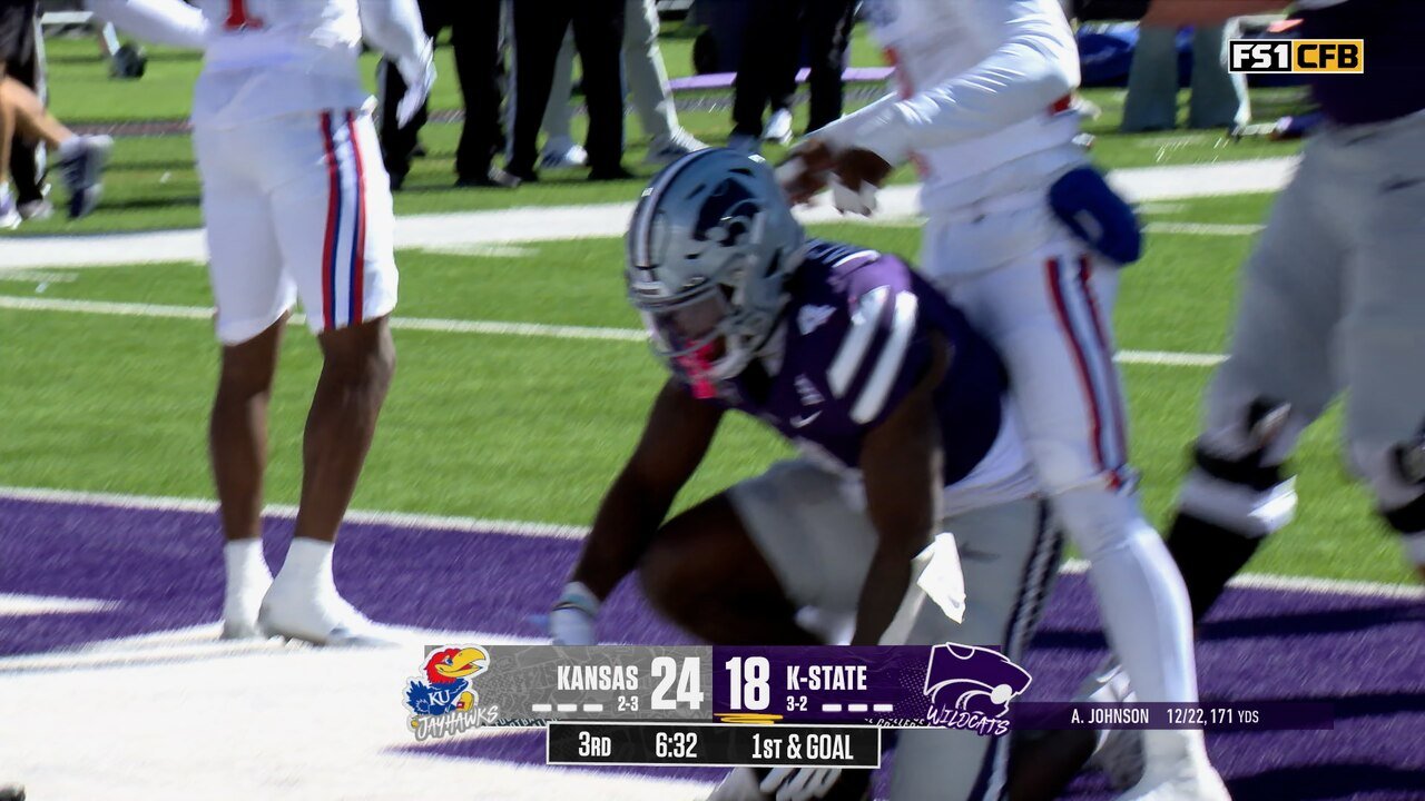Kansas State's Joe Jackson rushes for 8-yard TD, retaking lead vs Kansas