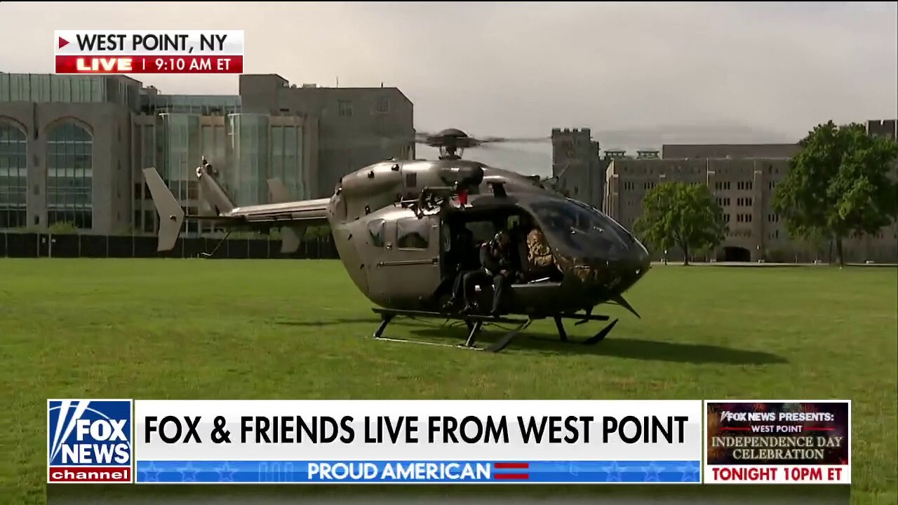 Paratroopers take off on Lakota helicopter in West Point 