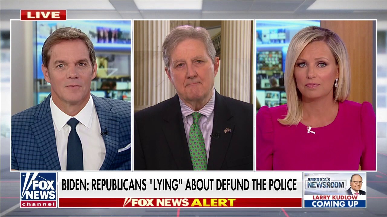 Sen. Kennedy blasts Biden for 'not telling the truth' about wanting to defund police