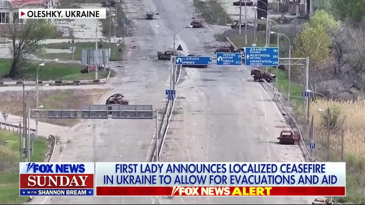 Melania Trump helps secure localized ceasefire in Ukrainian city