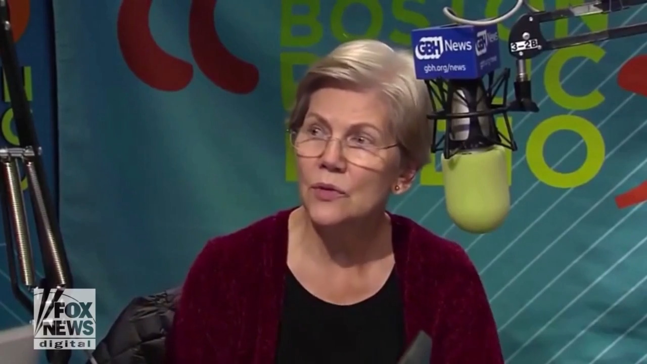 Sen. Elizabeth Warren stops short of endorsing Vice President Harris for re-election