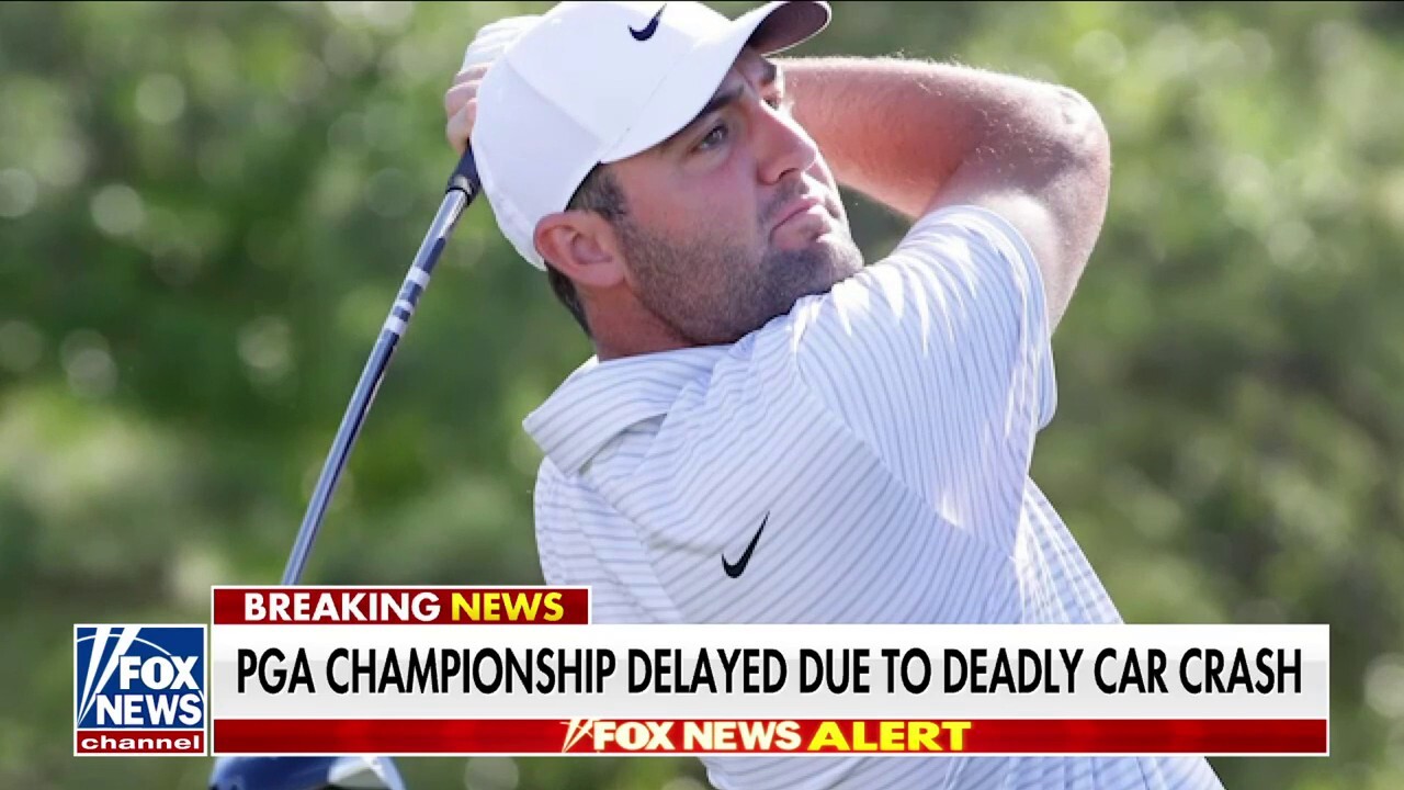 Скоти Шефлър стартира за втория кръг на PGA Championship след арест