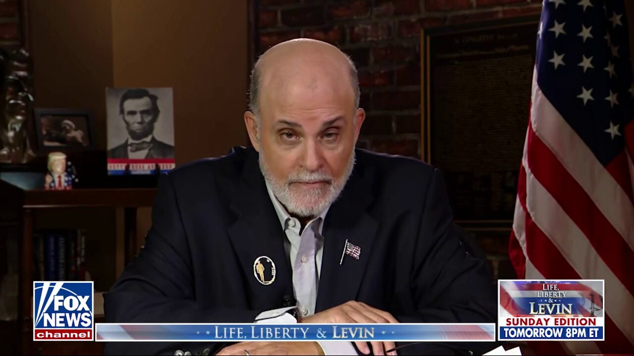 Mark Levin: The American flag? That's not a joke