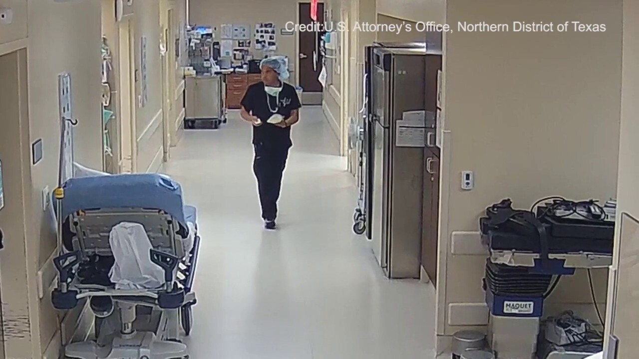 Texas anesthesiologist caught on video allegedly tampering with IV bags outside the operating room