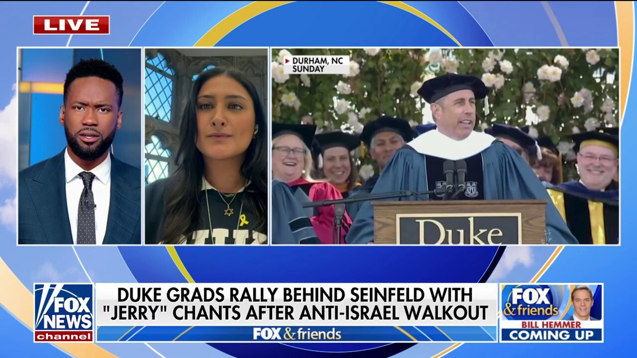 Duke University graduate Alanna Peykar argues student protesters 'completely violated' the university's rules at graduation.