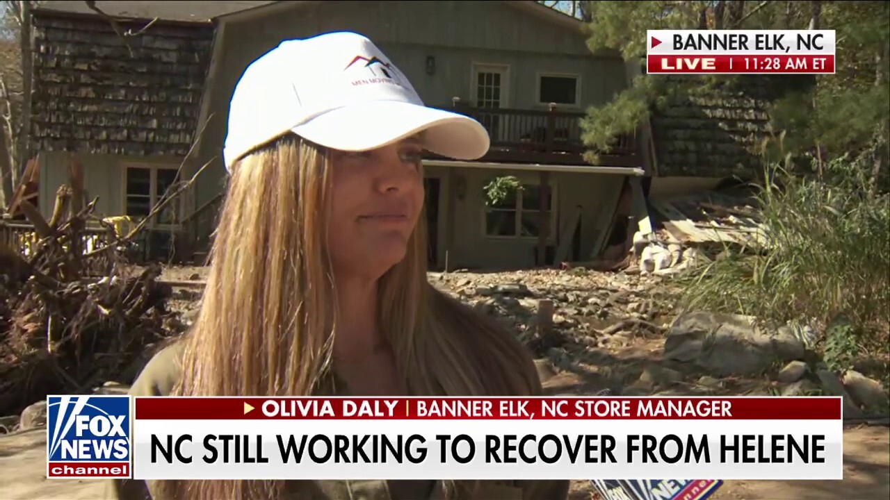 Fox News national correspondent Madison Scarpino speaks with a store manager from North Carolina whose antique shop was hit by Hurricane Helene on 'Cavuto Live.'