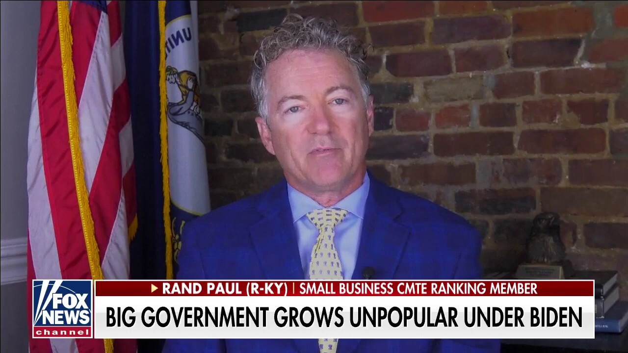 Rand Paul: People are 'unhappy' with big government socialism