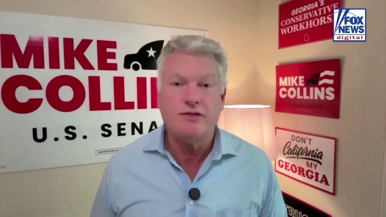 President-backed Georgia Senate hopeful Mike Collins reveals private Trump talks