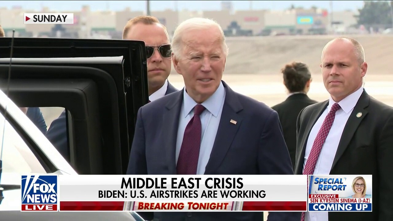 Biden: US airstrikes are working