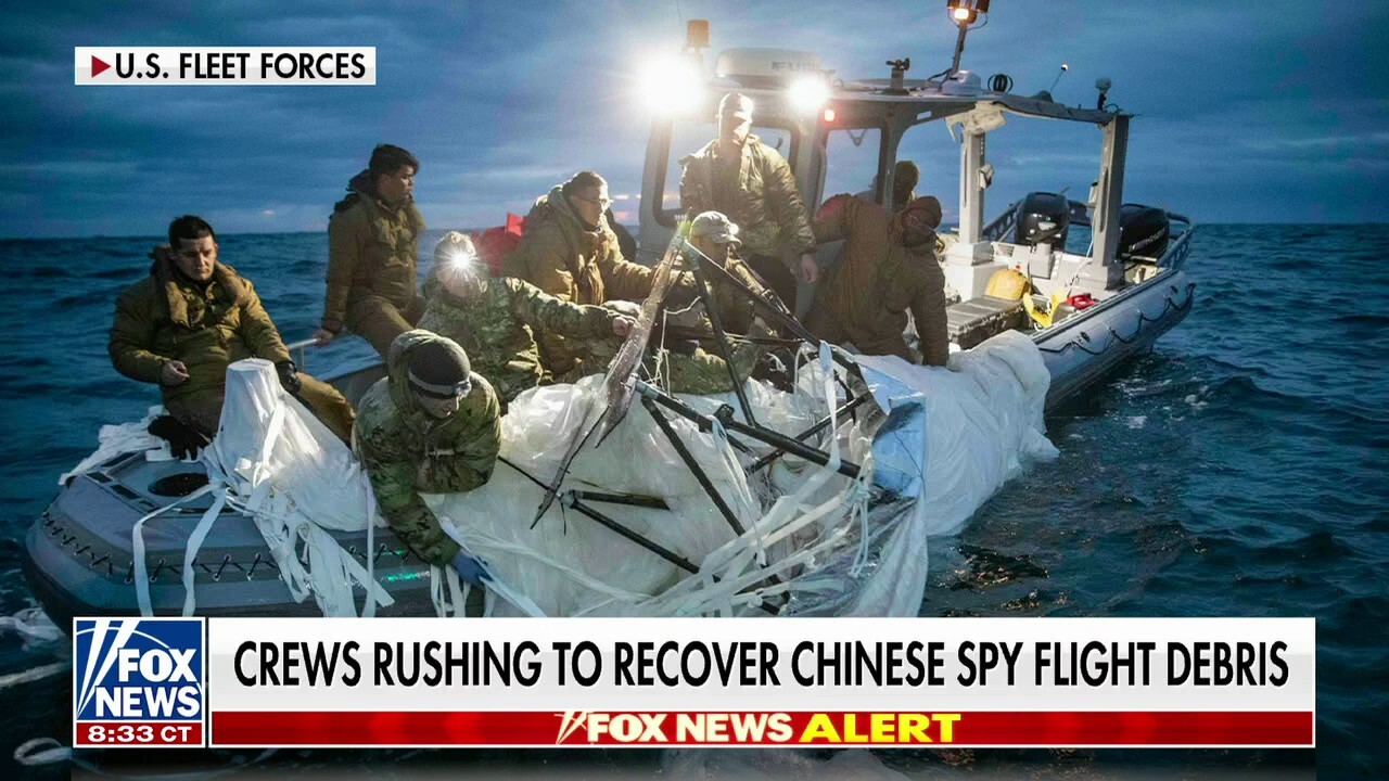 Navy facing challenge of recovering underwater debris from China spy flight
