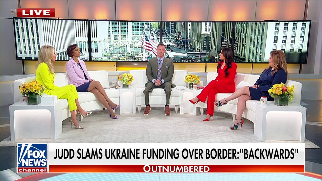 'Outnumbered' panel discuss member of Congress facing backlash for passing large Ukraine funding bill as the southern border crisis continues