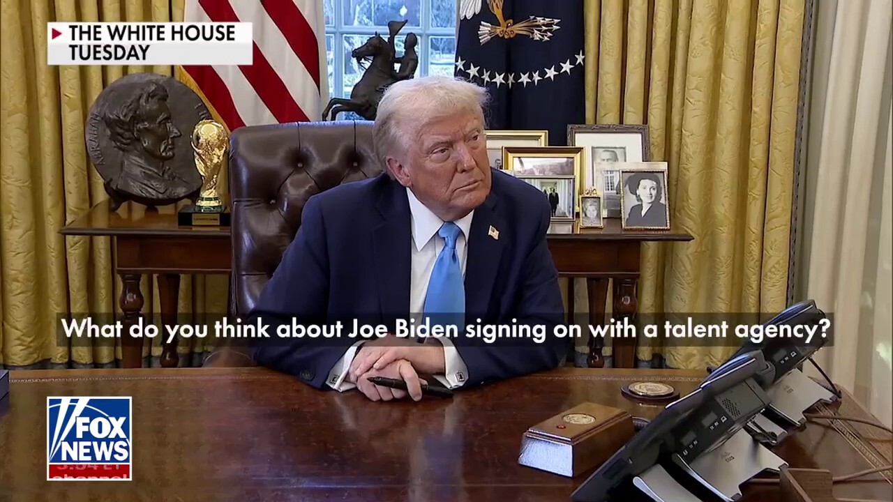 Fox News contributor Joe Concha joins 'Fox & Friends First' to discuss President Donald Trump's reaction to Biden signing with a talent agency and Bill Gates' concerns over scaling back USAID.