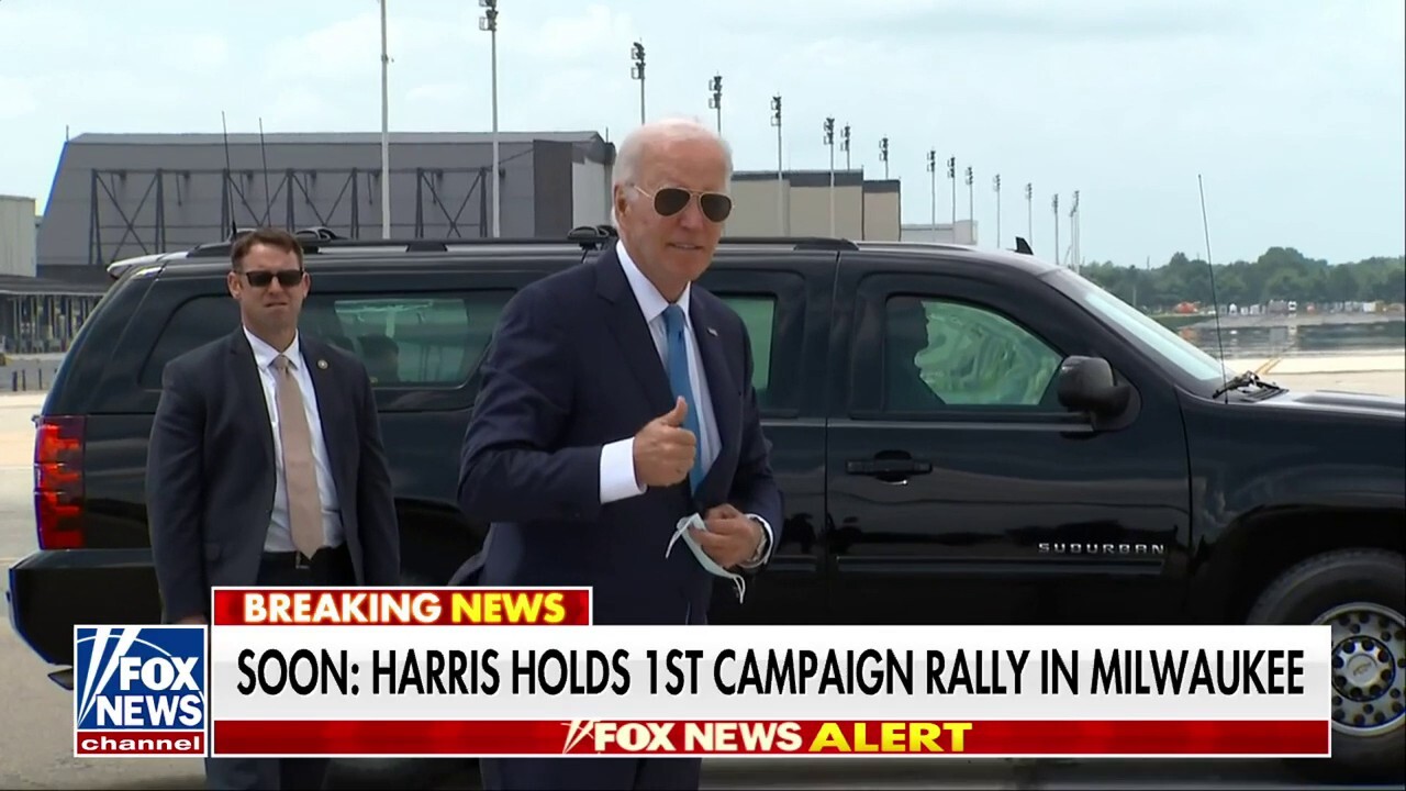 Biden seen for the first time since suspending his re-election bid