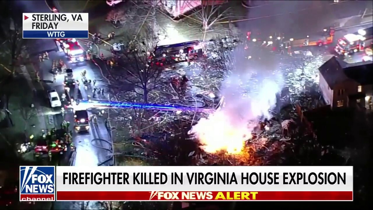 Firefighter killed in Virginia home explosion