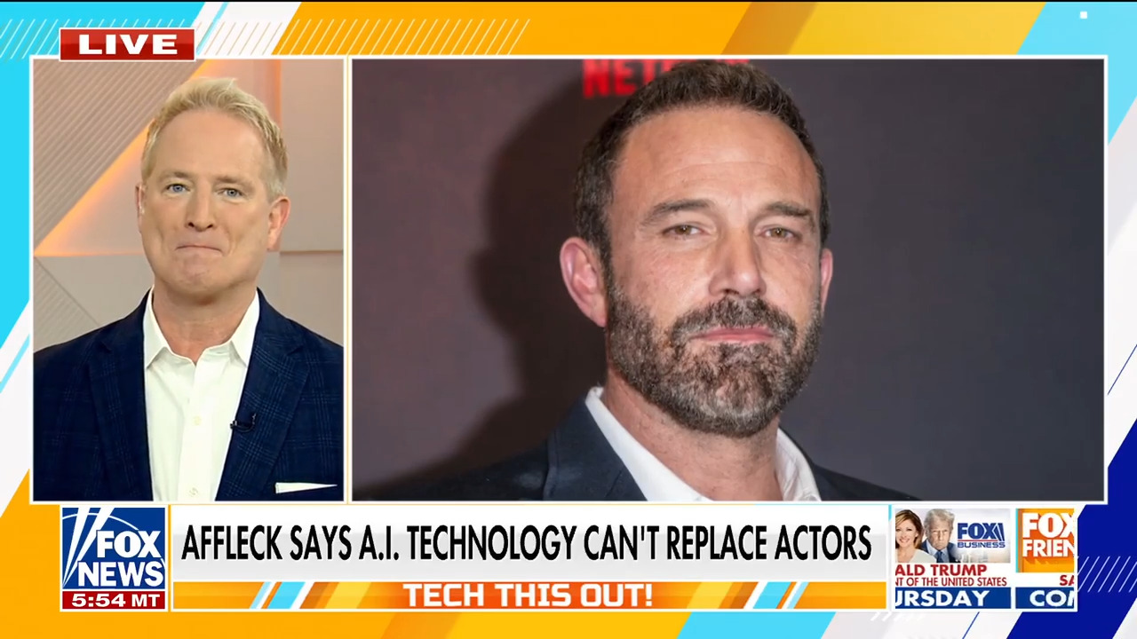 Kurt ‘CyberGuy’ Knutsson discusses how AI may impact Hollywood productions on ‘Fox & Friends.’