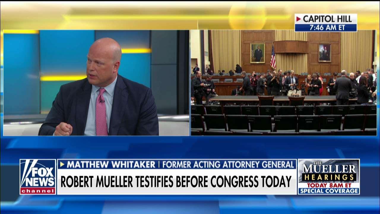  Matthew Whitaker on the question he would ask Robert Mueller