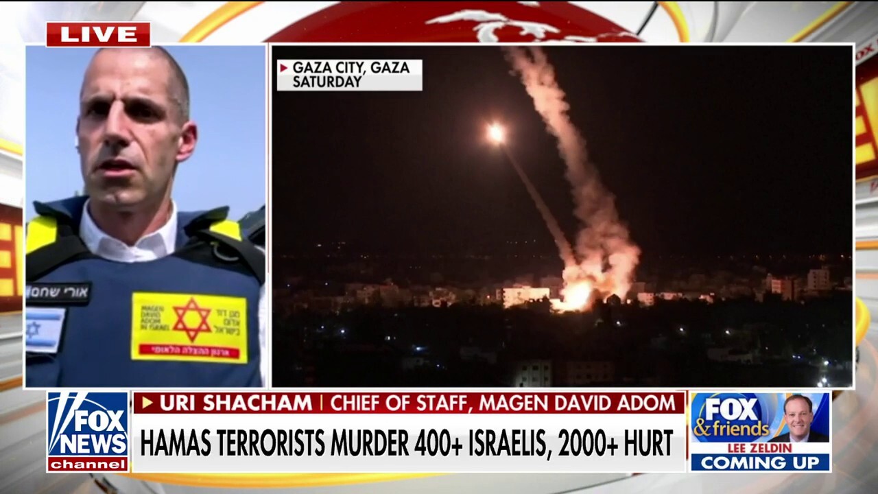 Israel’s national paramedic service chief of staff, Uri Shacham, says his team had to pivot from healing rocket wounds to gunshot wounds after the Hamas attack.