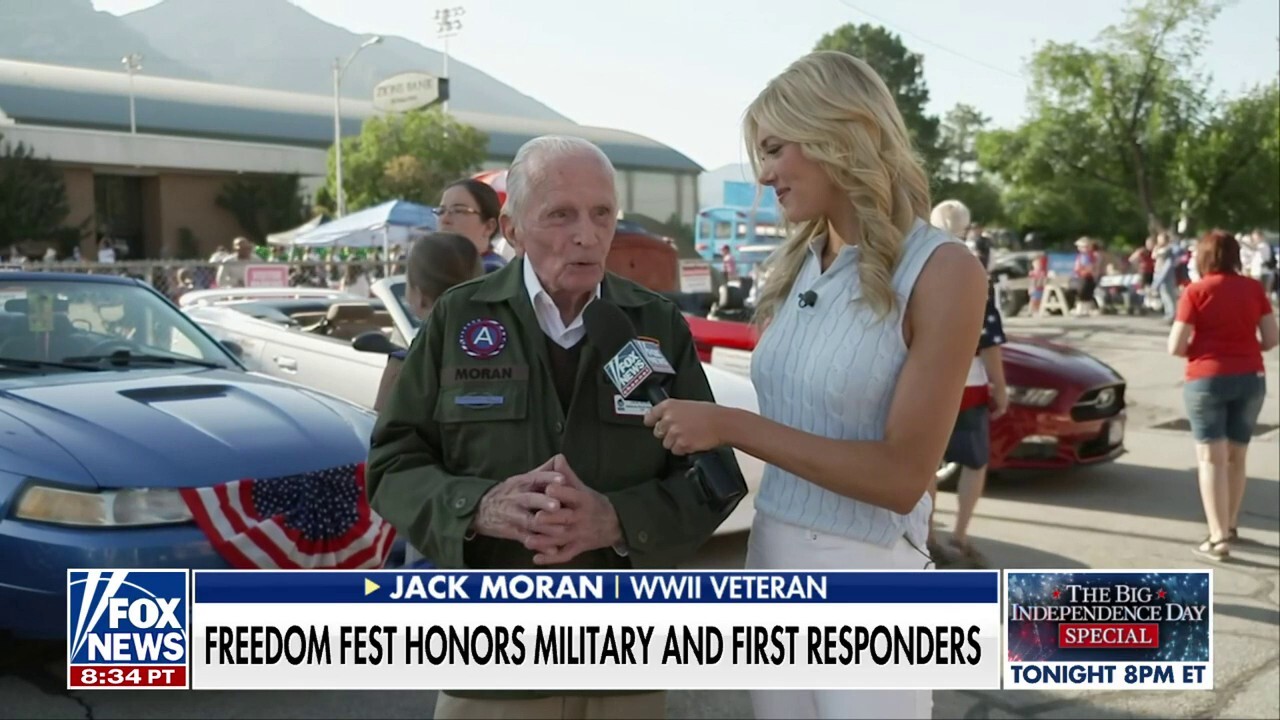 WWII veteran serves as grand marshal of Freedom Festival parade 