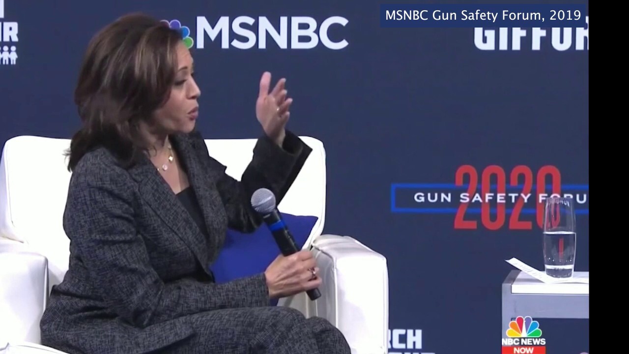 Vice President Harris said she supported 'mandatory gun buyback program'