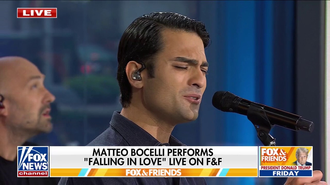 Singer discusses his U.S. tour and album 'Falling in Love' before performing the title track on 'Fox & Friends.'