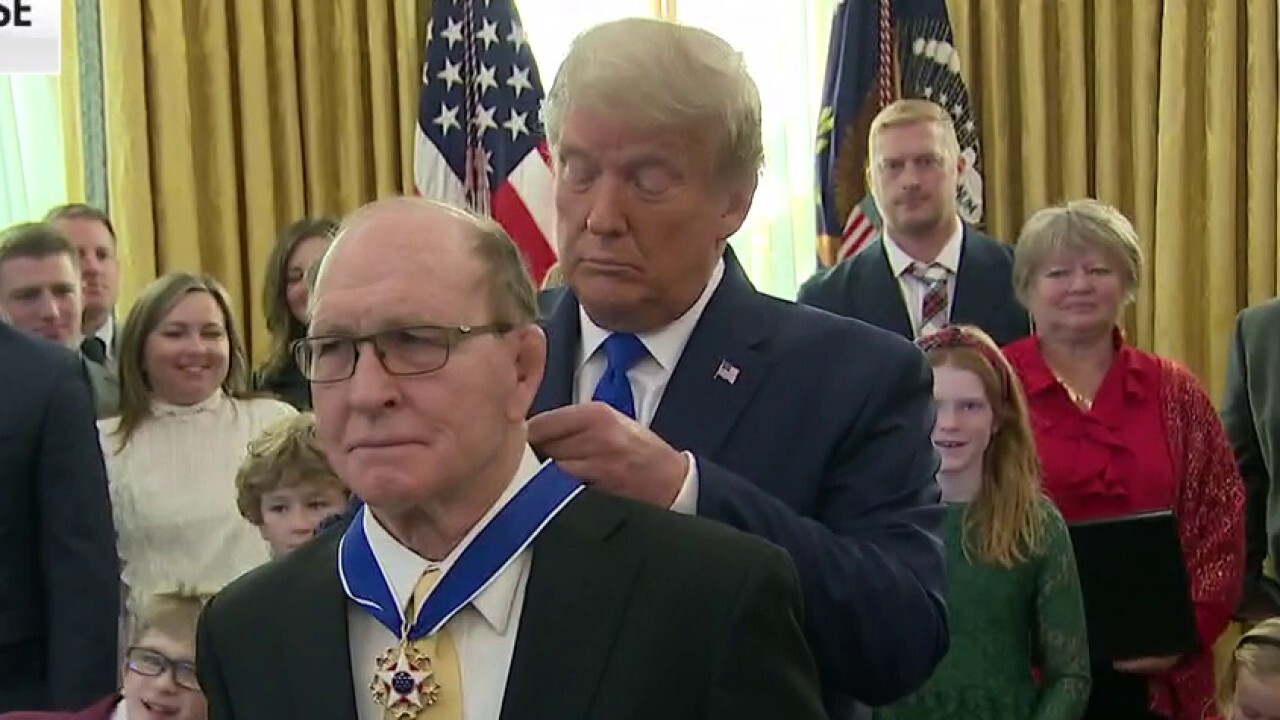 Trump awards Medal of Freedom to Olympian Dan Gable