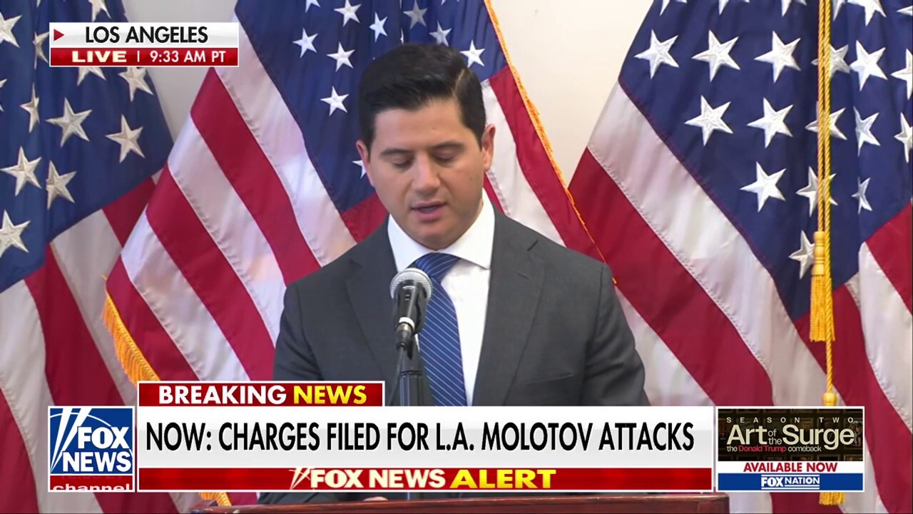 Federal, local officials share arrest details for suspects accused of throwing Molotov cocktails at officers during LA riots