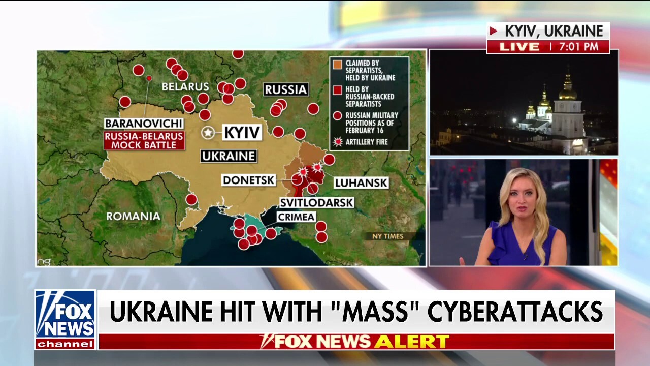 'Outnumbered' on Ukraine being hit with 'massive' cyberattacks