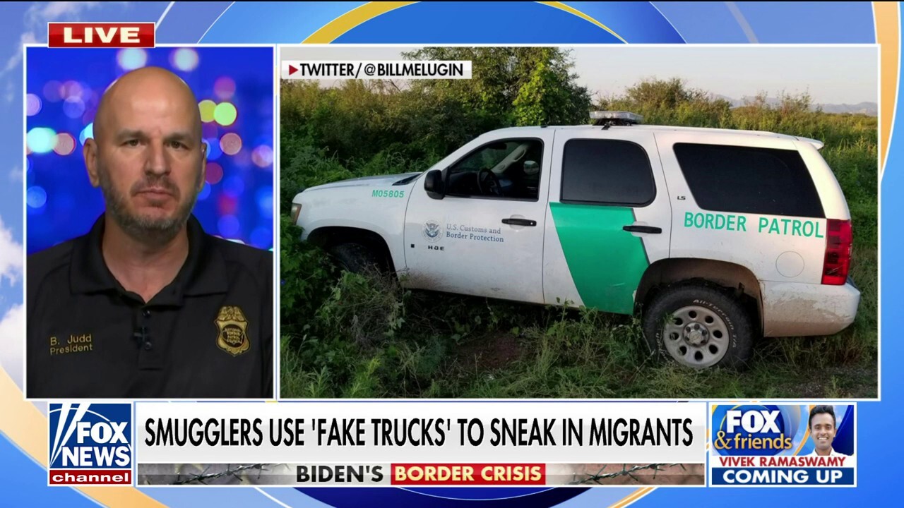 Smugglers caught using fake Border Patrol truck to transport individuals