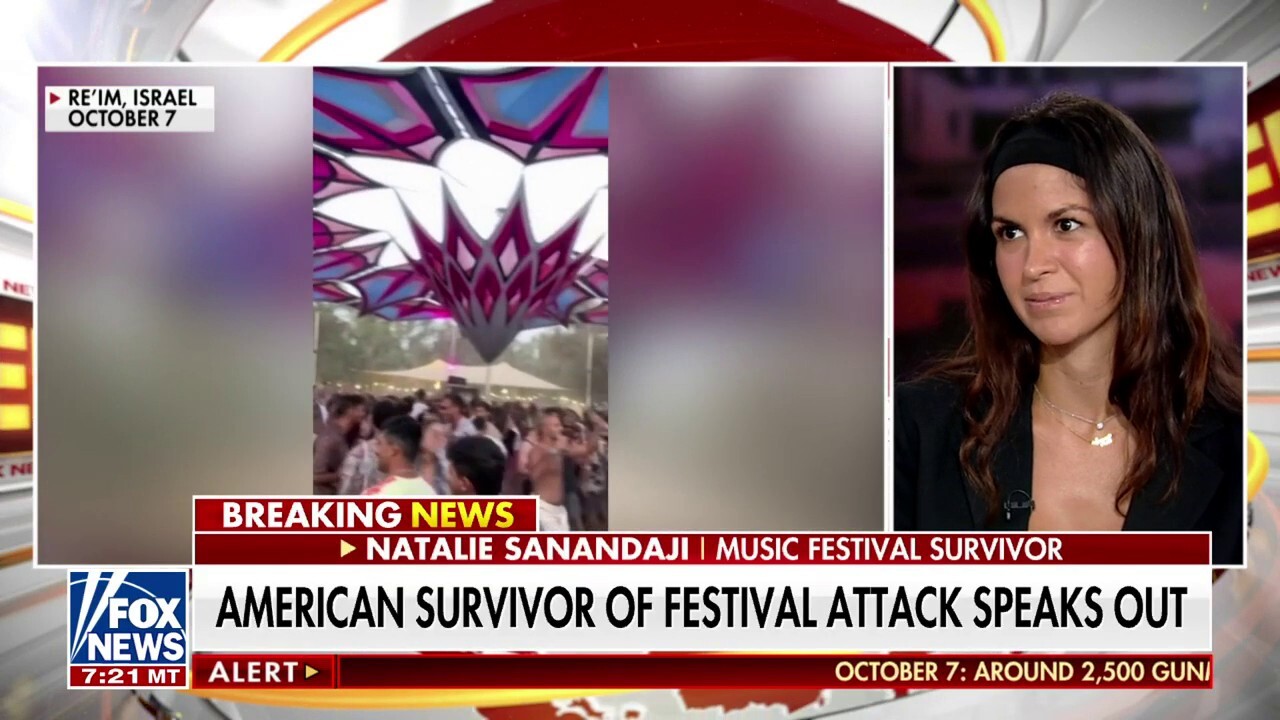 American describes surviving the music festival that turned deadly in Israel