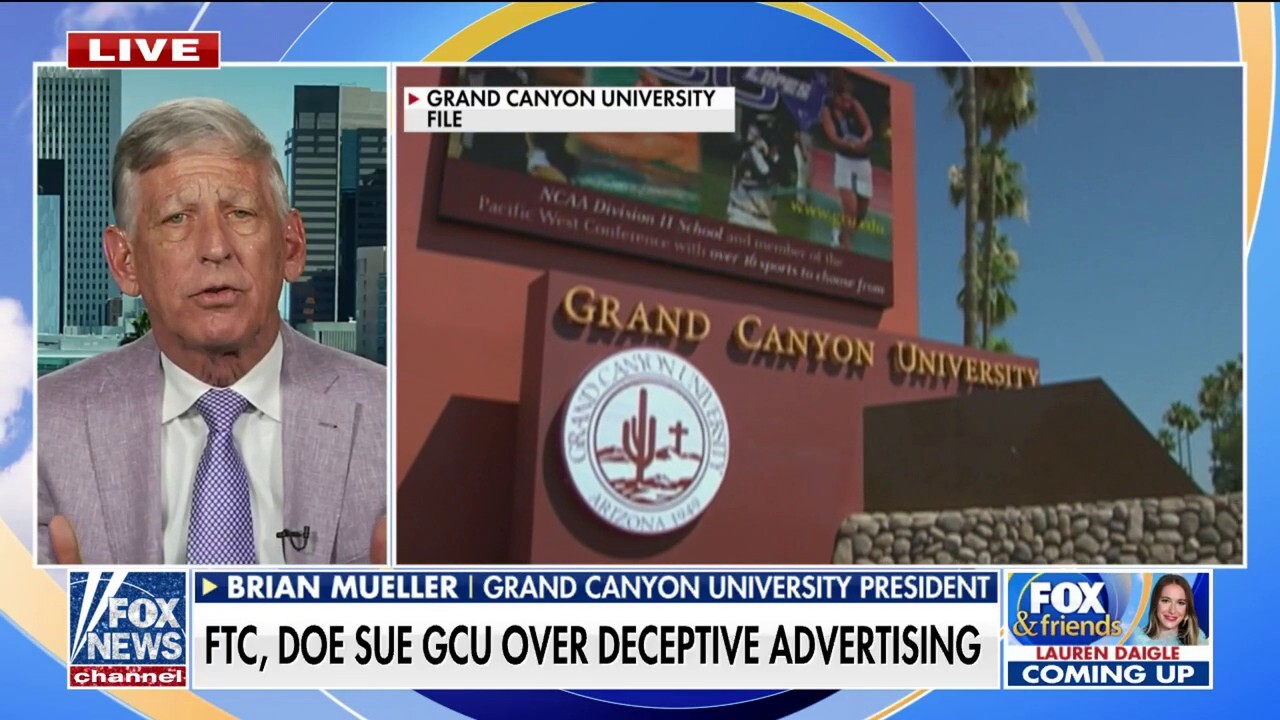 Grand Canyon University president says school 'absolutely' targeted in Biden admin lawsuits