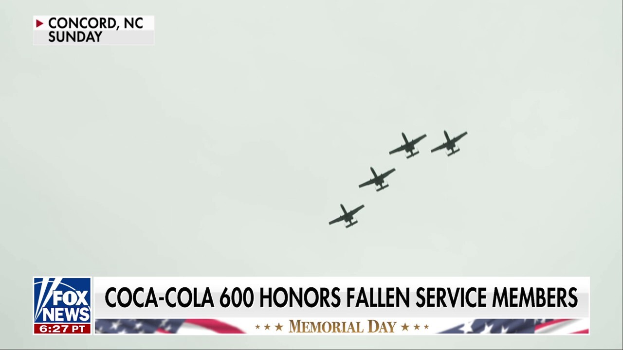 Fox News correspondent Madison Scarpino joins 'Fox News Live' to discuss remembering the lives of fallen soldiers for Memorial Day and the Coca-Cola 600. 
