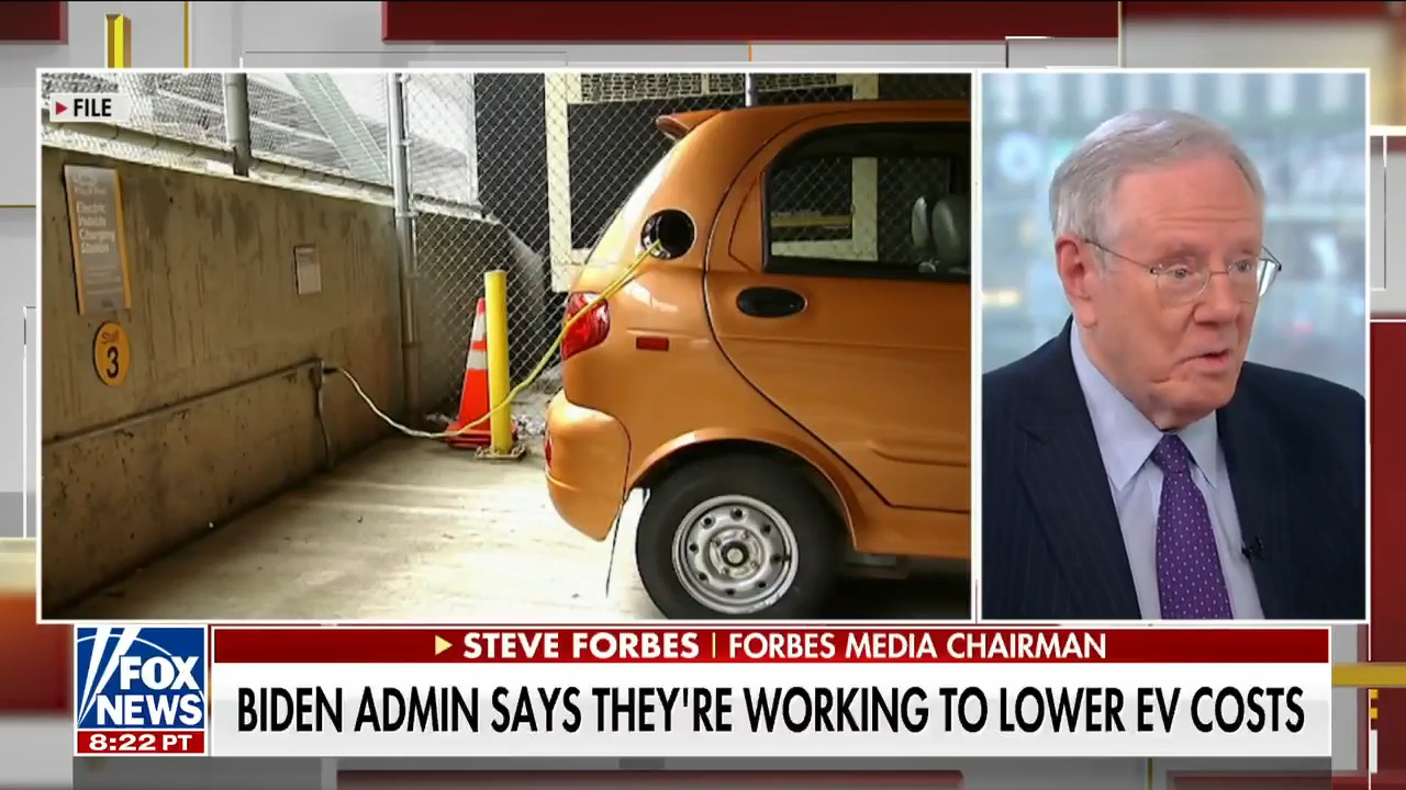 Steve Forbes warns 'storm clouds' ahead for economy, rips Biden's EV push: 'Shows how crazy these people are'