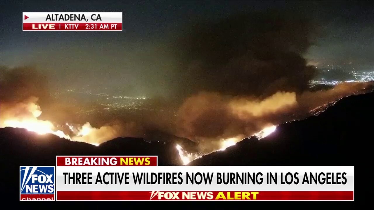 LA resident describes 'hurricane-strength' wind gusts as wildfires rage: 'Unheard of'