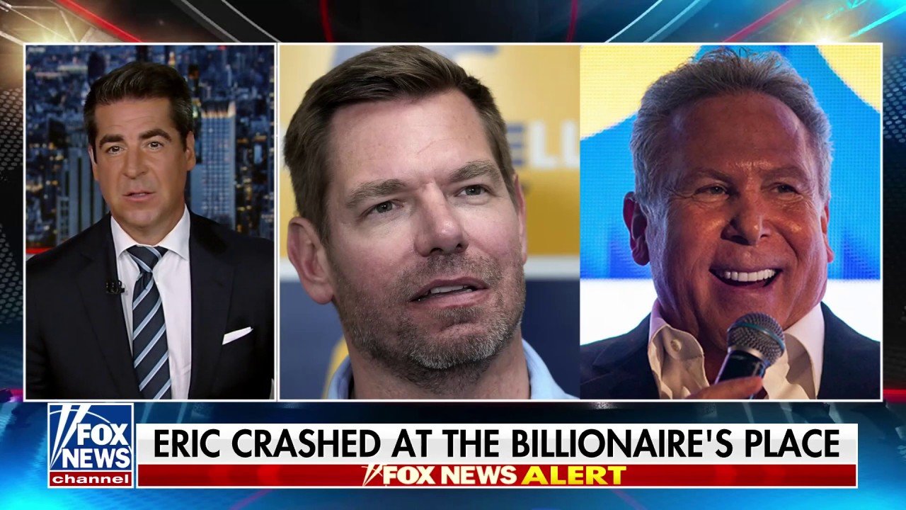 Jesse Watters: Eric Swalwell is looking awfully nervous