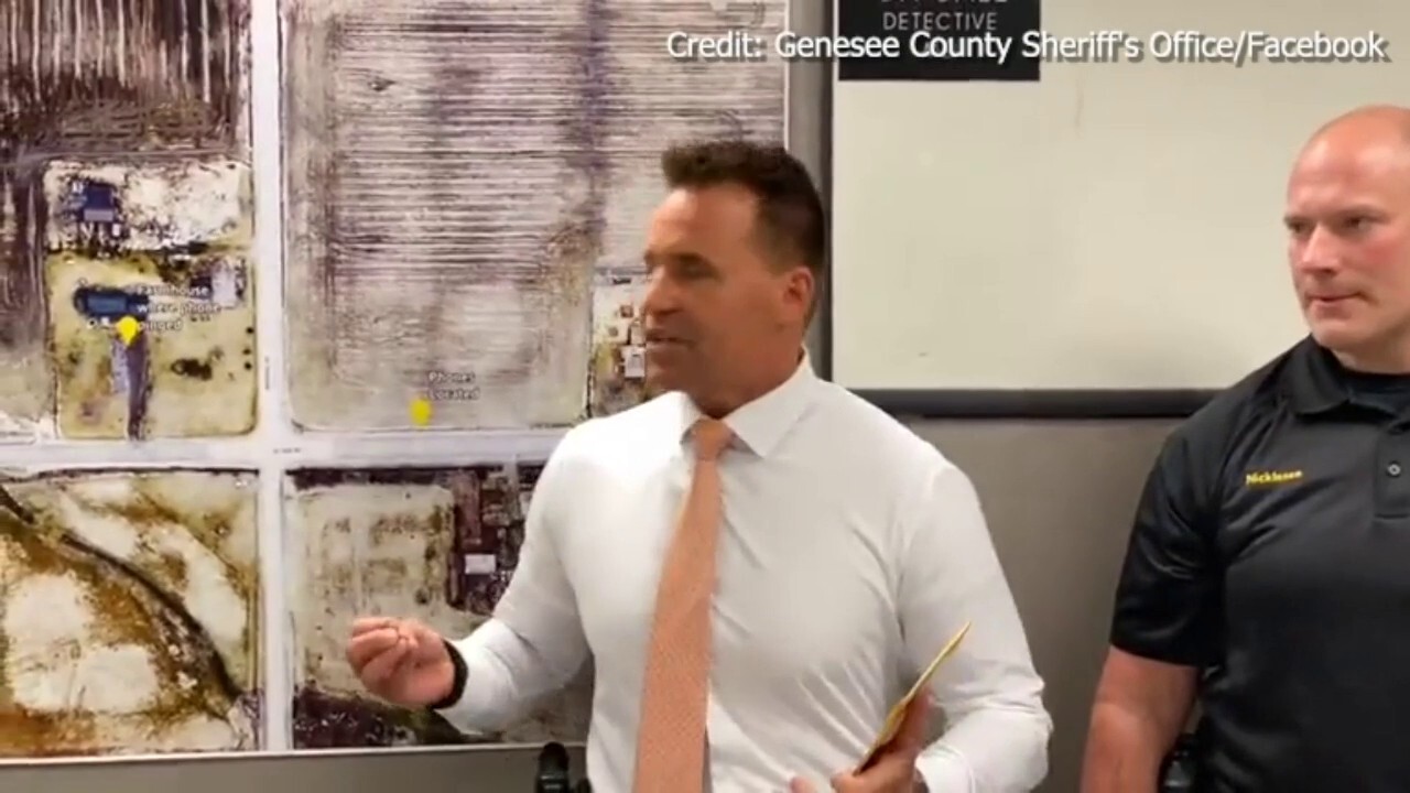 Genesee County Sheriff Chris Swanson provides an update on search for Kelly McWhirter