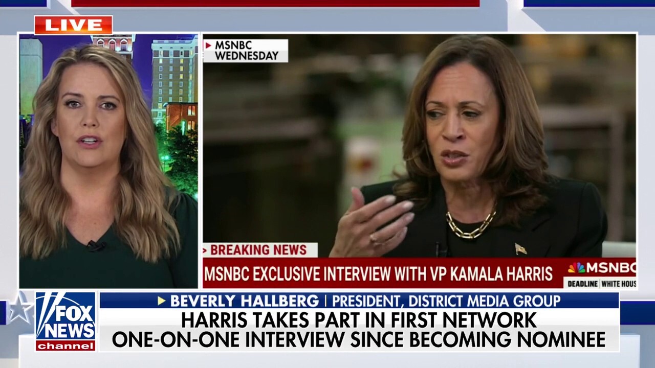 Kamala Harris slammed for giving no policy specifics in one-on-one interview: 'Terrible answer'