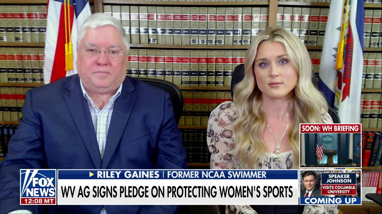 Райли Гейнс възхвалява момичета, които са отказали да се състезават с трансатлети, докато WV сезира Върховния съд