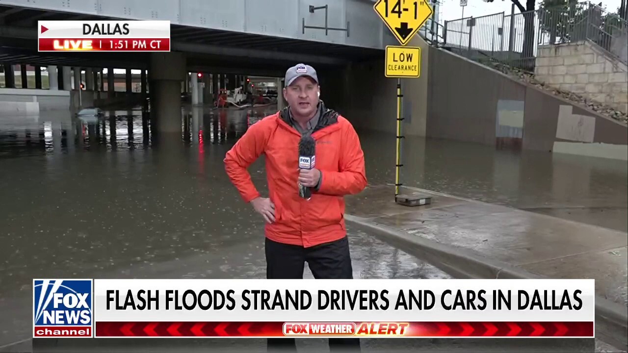 Dallas flash flooding: Robert Ray rescues woman in her car