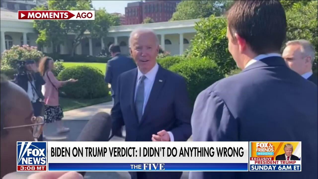 Biden on Trump verdict: I didn't do anything wrong