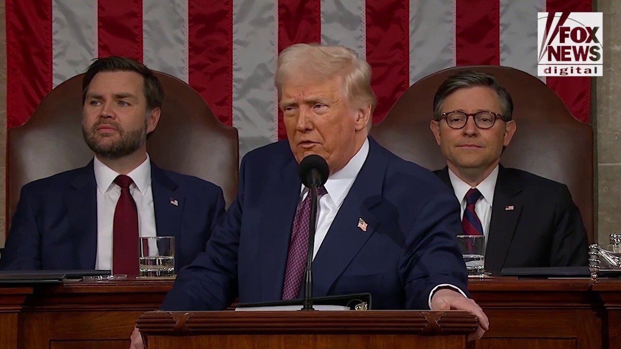 Six times President Trump bashed Biden in address to Congress