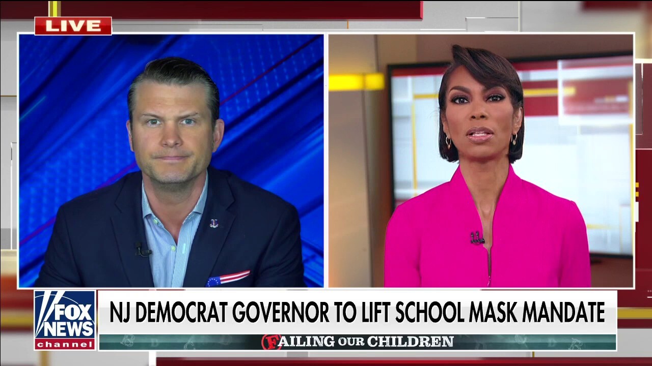Hegseth: New Jersey governor lifting school mask mandate for political reasons