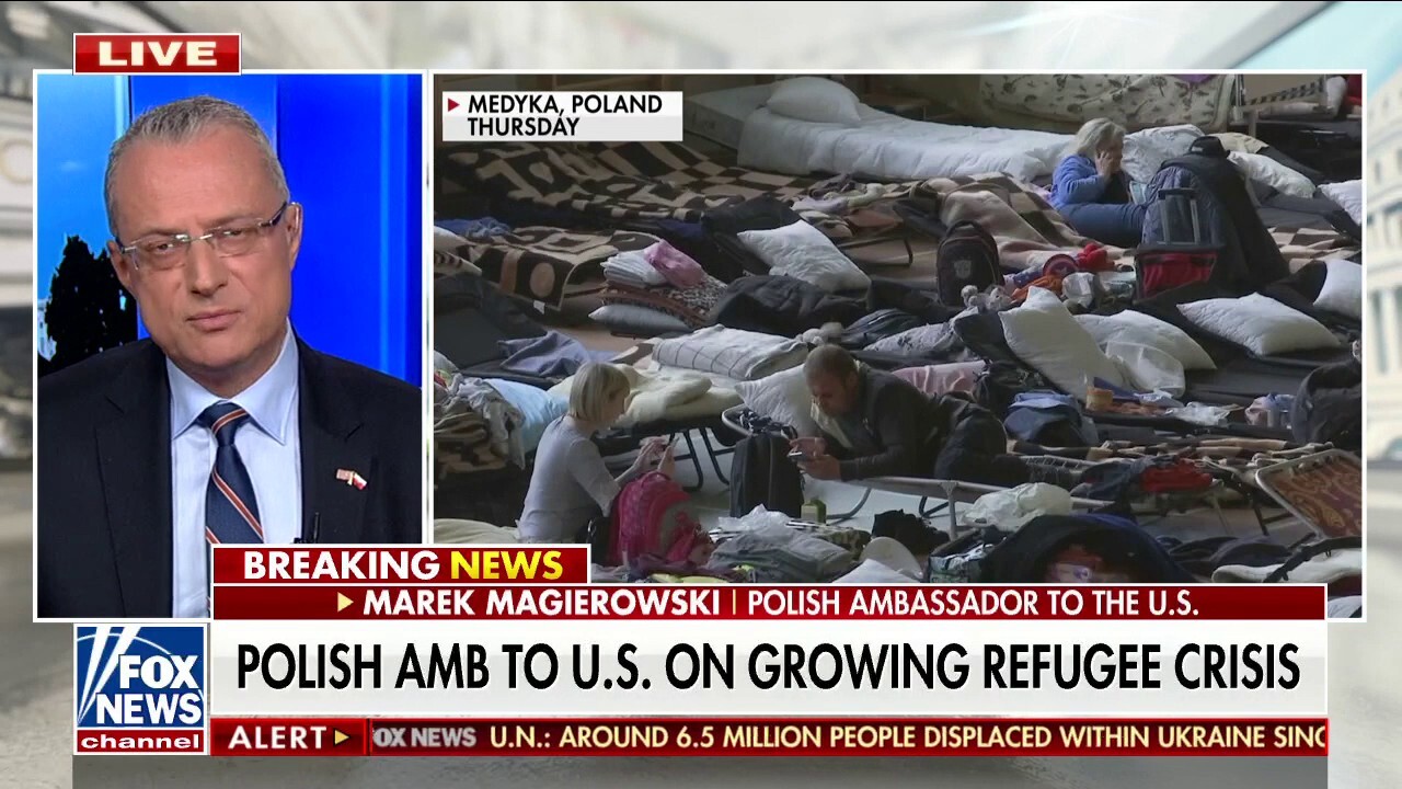 US ambassador to Poland on growing Ukrainian refugee crisis: ‘Crucial stage of operation’