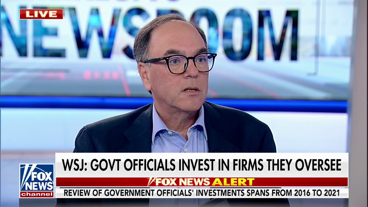 'Remarkable number' of government officials investing in firms they oversee: WSJ's James Grimaldi