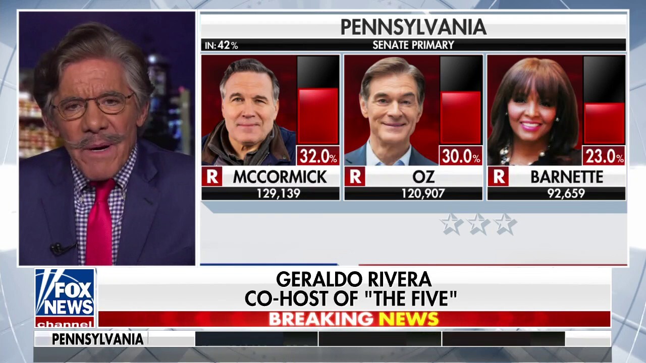 Geraldo Rivera pushes for Dr. Oz in Pennsylvania Senate GOP primary thumbnail