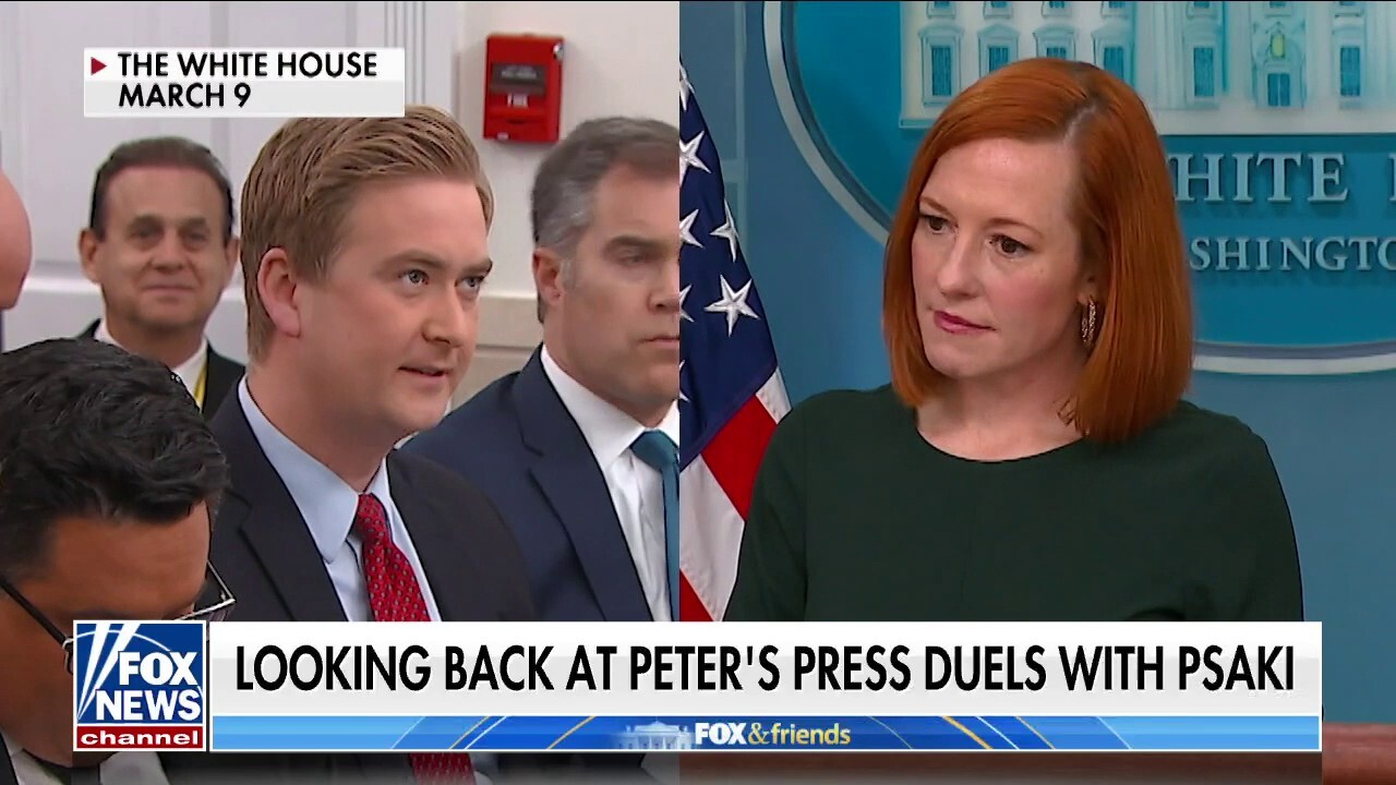 Peter Doocy looks back at press duels with Psaki ahead of her final briefing