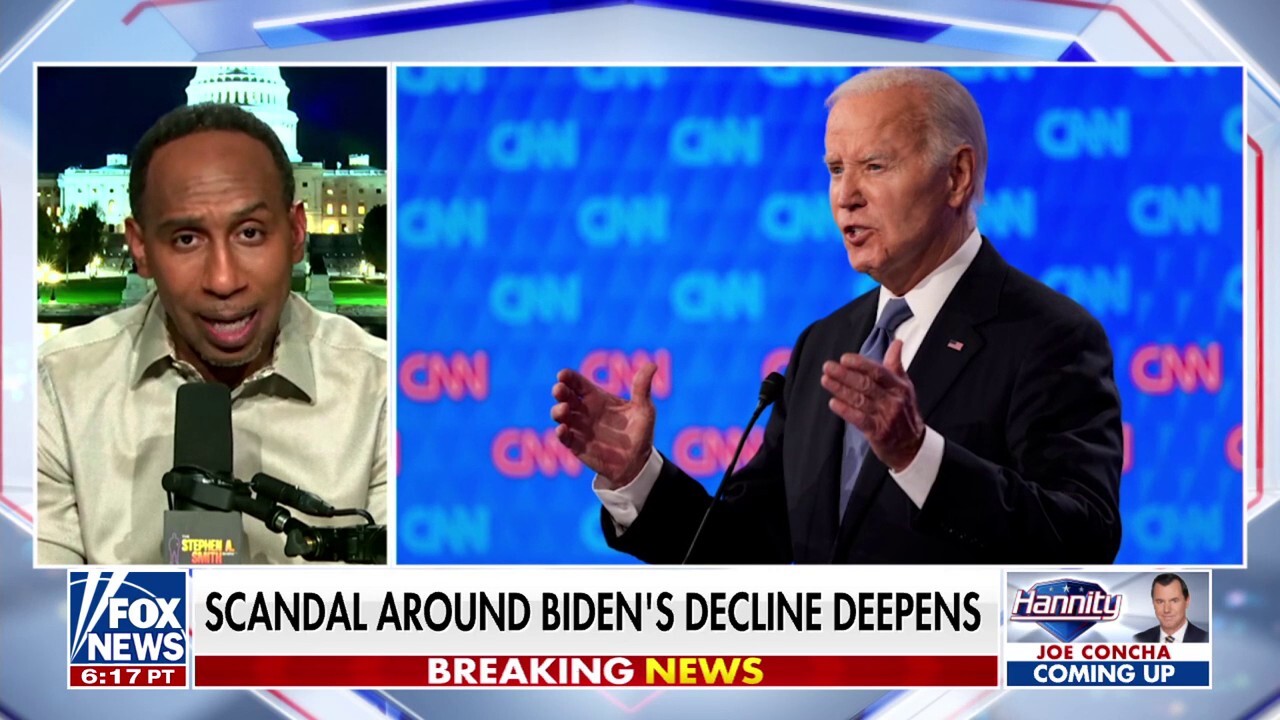ESPN host Stephen A. Smith criticizes those who were 'complicit' in the alleged scandal surrounding former President Joe Biden's decline on 'Hannity.'