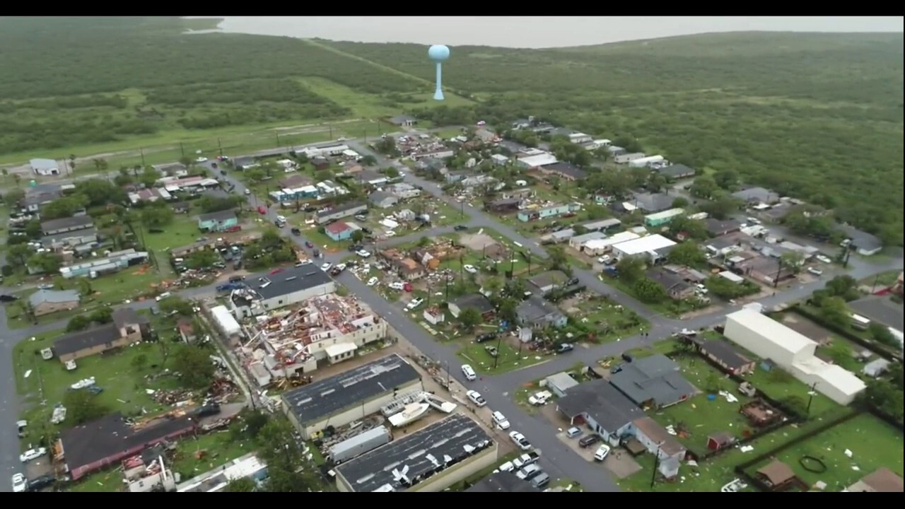 Drone video shows damage from deadly Texas tornado